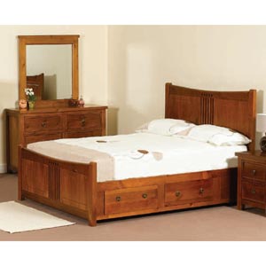 Sweet Dreams Hudson 4FT 6 Double Wooden Bedstead