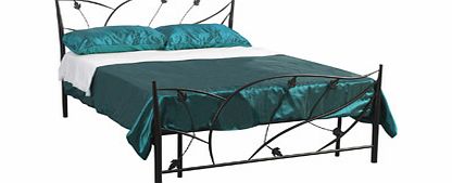 Sweet Dreams Leaf 5FT Kingsize Metal Bedstead