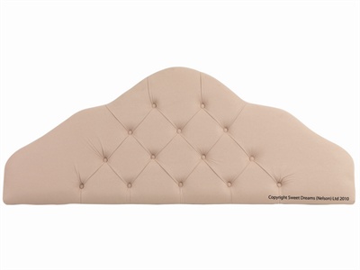 Libra Headboard Kingsize (5) Velour Sahara