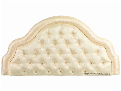 Sweet Dreams Saturn Headboard Kingsize (5) Chenille Sand