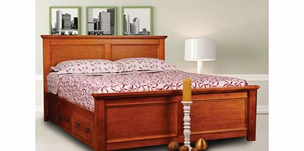 Sweet Dreams Wagner 4FT 6 Double Wooden Bedstead