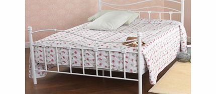 Sweet Dreams Wave 4FT 6 Double Metal Bedstead