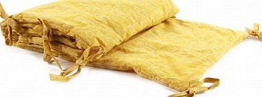 Sweetcase Cot bumper - yellow cloud `One size