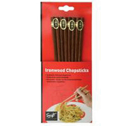Ironwood Chopsticks  4 pairs