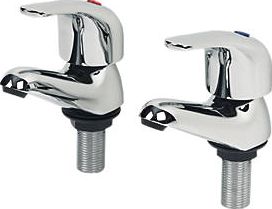 Swirl, 1228[^]21552 Bathroom Basin Taps Pair 21552
