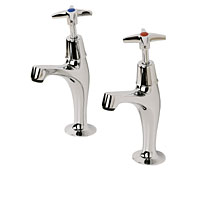 SWIRL Contract Cross Top Pillar Taps