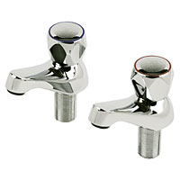 SWIRL Contract Style Basin Tap Pair andfrac12;andquot;