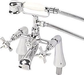Swirl, 1228[^]13762 Edwardian Deck-Mounted Bath/Shower Mixer