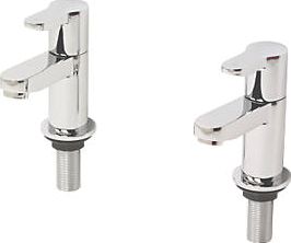 Swirl, 1228[^]60446 Elevate Bathroom Basin Taps Pair 60446
