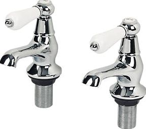 Swirl, 1228[^]26989 Period Lever Bath Taps Pair 26989