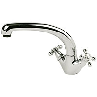 SWIRL Traditional Monobloc Mixer Tap Chrome Plated