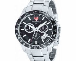 Swiss Eagle Mens Battalion Chronograph Watch