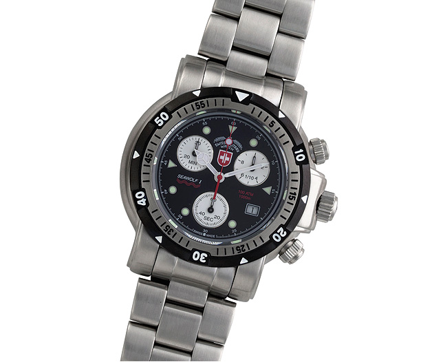 Swiss Military Diver` Chronograph - Black