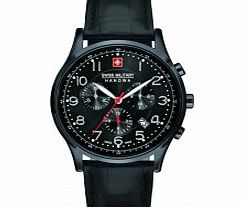 Swiss Military Mens Patriot Black Chronograph