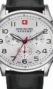 Swiss Military Mens Patriot Silver Black