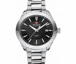Swiss Military Mens Pegasus Silver Steel