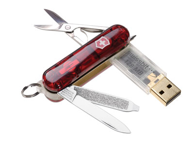 Swissbit Victorinox 128MB SwissMemory USB Flash Drive