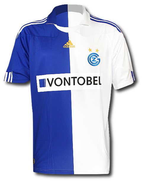 Switzerland Adidas 2010-11 Grasshoppers Zurich Adidas Home Shirt