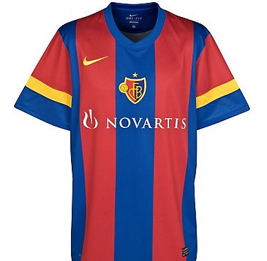 Switzerland Nike 2011-12 FC Basle Nike Home Football Shirt