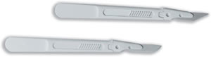 Scalpel Disposable Plastic with