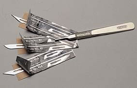 Spare Blades No.10 for Metal Scalpel