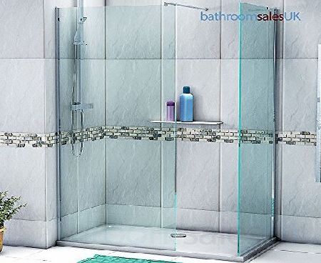 SWS Walk In Shower: 1700x750mm Tray   1200mm Panel   760mm End Panel