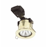 Fire-rated MR16 Fixed Downlight Polished Brass