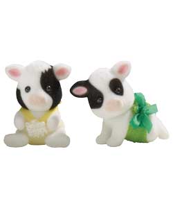- Friesian Cow Twin Babies