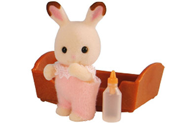 sylvanian Families - Rabbit Chocolate Baby