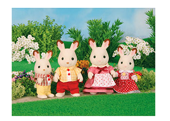 sylvanian Families - Rabbit Chocolate Family