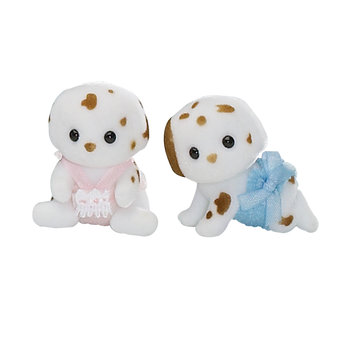 Chocolate Dalmation Twins