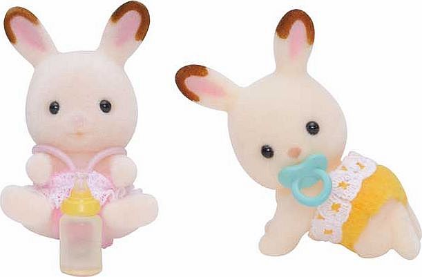 Sylvanian Families Chocolate Rabbit Twins