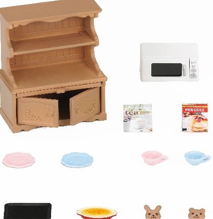 Sylvanian Families Dresser With Microwave Oven