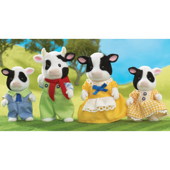 Sylvanian Families Fresian Cow Family