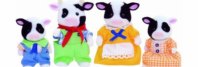 Sylvanian Families Friesian Cow Family