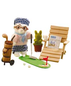 Sylvanian Families Grandfather at Home