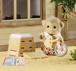 Sylvanian Families Monkey Sister Gymnastics Lesson