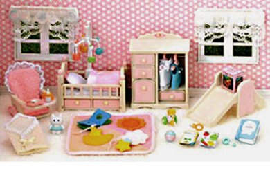 Sylvanian Families Nursery Bedroom Set