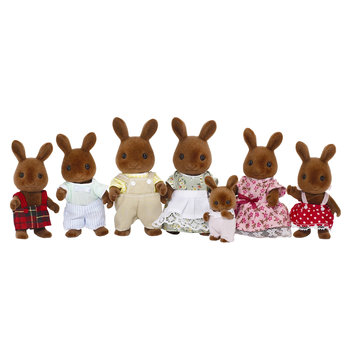 Sylvanian Families Sylvanian Brown Rabbit Family