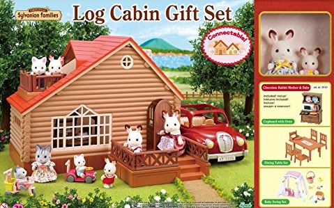 SYLVANIAN  Families A1 Exclusive Log Cabin Gift Set With Added Value