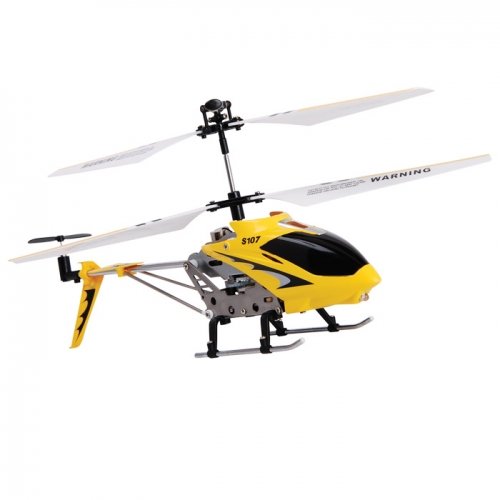 Syma S107 Gyroscope Stabilizing System Aluminium I/R Controlled USB Helicopter- Colours May Vary