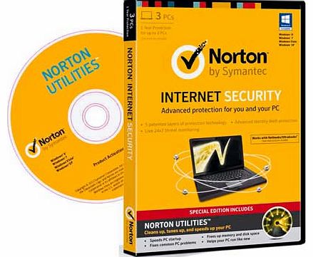 Symantec Norton Internet Security and Utilities - 3 Users