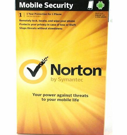 Symantec Norton Mobile Security 2.0 (Android, 1 User, 1 Year)