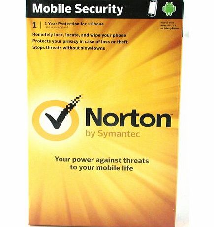 Symantec Norton Mobile Security 2.0 (Android, 1 User, 1 Year)