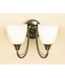 Symphony Brushed Chrome Wall Light