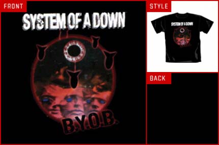 System Of A Down (BYOB) T-shirt