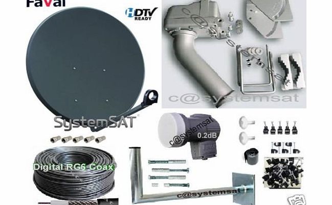 Systemsat 100cm MOTORISED SATELLITE DISH DiSEqC 1.2 MOTOR   0.1dB LNB - Systemsat (Budget)