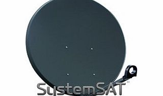 Systemsat 1m Satellite Dish Hi-Gain amp; Pole Mount Fittings