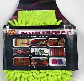 SystemsEleven Cleaning Microfibre Wash Mitt Cars Home Windows Wiser Polishing amp; Dusting Noodle Hand Mitts