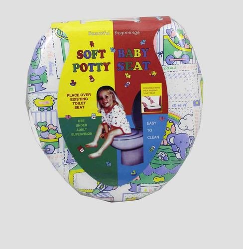 SystemsEleven Kids Children Art Printed Child Soft Padded Potty Training Toilet Seat (Girls Print)